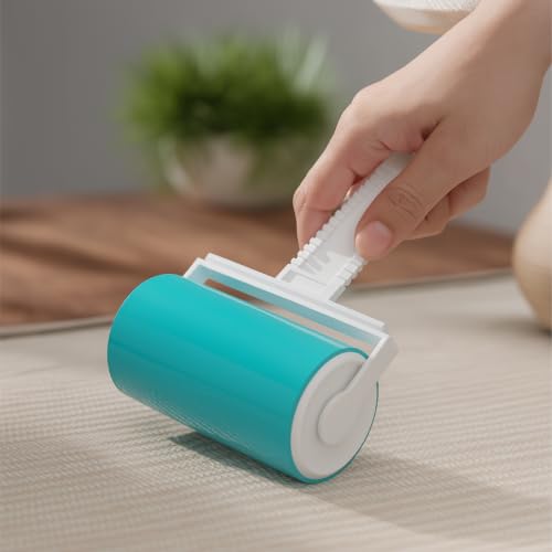 Image of Lifelong Washable Reusable Lint Roller | Pet Hair Remover for Clothes, Sofa,Carpet & Car Seats | Sticky Gel Lint Remover for Dust, Fur, Hair & Crumbs | Portable, Eco-Friendly, No Refills Required