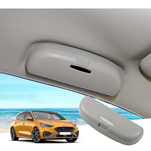 GAFAT Fo-rd Focus MK4 ST Line 2018-2024 2025 Porta Occhiali da Sole per Auto, Focus 2023 Organizer, Compatibile con Accessori Ford Focus MK4 (Grigio) GAFAT Fo-rd Focus MK4 ST Line 2018-2024 2025 Porta Occhiali da Sole per Auto, Focus 2023 Organizer, Compatibile con Accessori Ford Focus MK4 (Grigio)