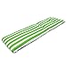 BRAVO HOME Coussin de Chaise Longue Bain de Soleil, Coussins de Matelas Chaise Longue de Jardin Transat, Dimensions 180 x 55 x 8 cm, pour Extérieur-Intérieur-Terrasse-Jardin-Voyage- Vacances (Vert)