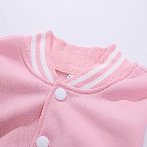 Kids Baseball Jacket Children's Coat School Varsity Fashion Button Casual Sports Youth Outerwear Cardigan2