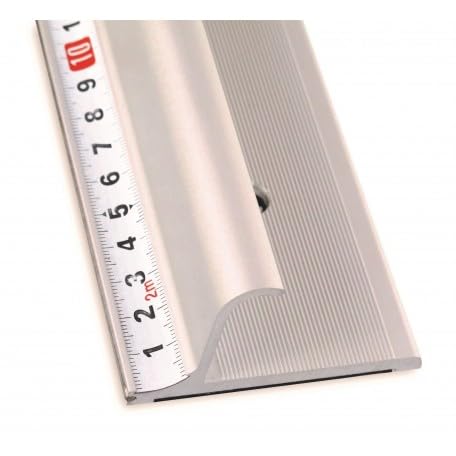 Règle de découpe PRO en alu de 205cm- à protection, antidérapante.