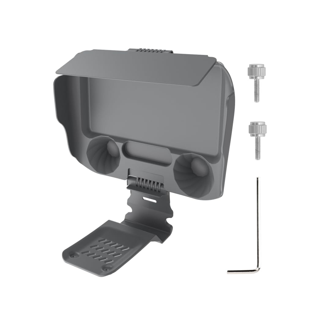 Sunshade Cover for DJI RC2/RC 1 Remote Protective Cover for DJI Air 3/Mini3 Pro with Screen Remote Controller Hood Sub Panel Anti-Glare Screen Protector (RC 2)