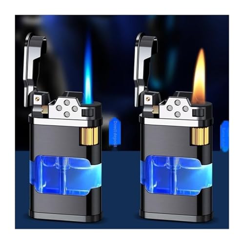 Encendedor de butano recargable con llama jet Torch miniatura 3