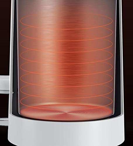 Tetera eléctrica de acero inoxidable de doble capa miniatura 6
