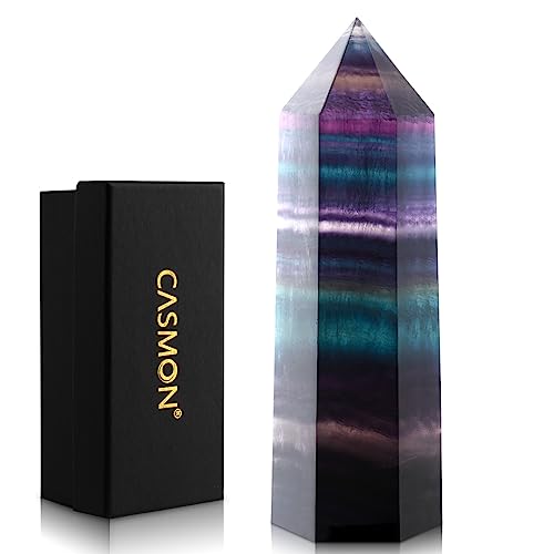 CASMON Large Healing Crystal Wands 3.9