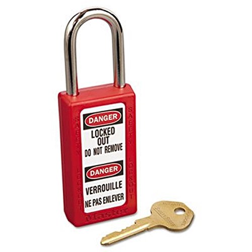 Master Lock Red Thermoplastic Zenex 6 Pin Tumbler