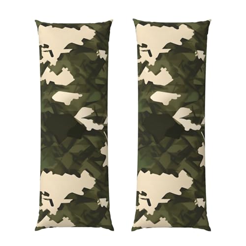 Funda de almohada larga de camuflaje militar