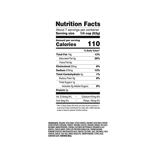 image for Sonoma Gourmet Creamy Cauliflower Alfredo Pasta Sauce | Gluten-Free an