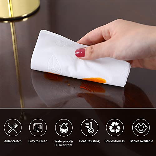 1.5mm Thick Custom Clear Plastic Table Protector Cover for Garden Table Coffee Table Outdoor Table -34x34 Square Glass PVC Desk Mat Pad Crystal Vinyl Tablecloths Waterproof Heat Resistant Non-Slip by Hodmutst - Image 4