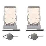 ULK 2PCS Galaxy S21S21+S21 Ultra Waterproof Dual SIM Card Tray Holder Slot Replacement Parts for...