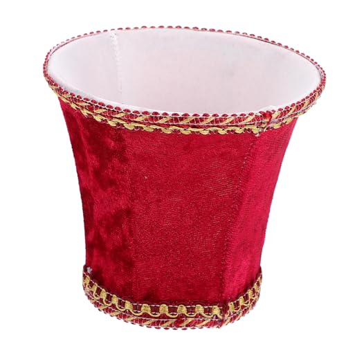 Frcolor 布製シェード 照明アクセサリー 和風シンプルデザイン 大紅色 おしゃれな拡散光 インテリア用ランプカバー 吊り下げ 壁 床用多用途