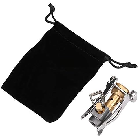 Campingkocher, Tragbare Mini Camping Gaskocher Outdoor Camping Herd Brenner-Faltbare Kochgeschirr Cover