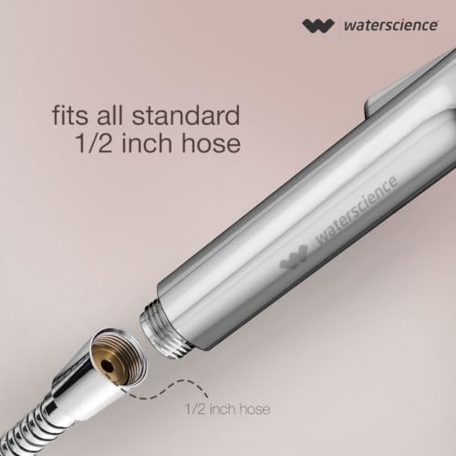 Image of WaterScience Health Faucet with Sediment Filter | Jet Spray for Toilet | Health Faucet Gun Only - with NeverBlock Technology - PURO-HFF-526-N