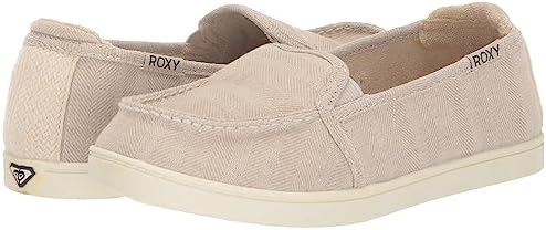 Roxy Women's Minnow Wide Slip-On Sneaker Shoe, 8 Oatmeal | Image 6