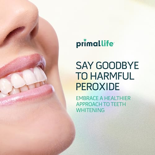 Image of Primal Life Organic Real White Dental Boost - Natural, Organic Teeth Whitener - Peroxide Free - Nano-Hydroxyapatite Paste