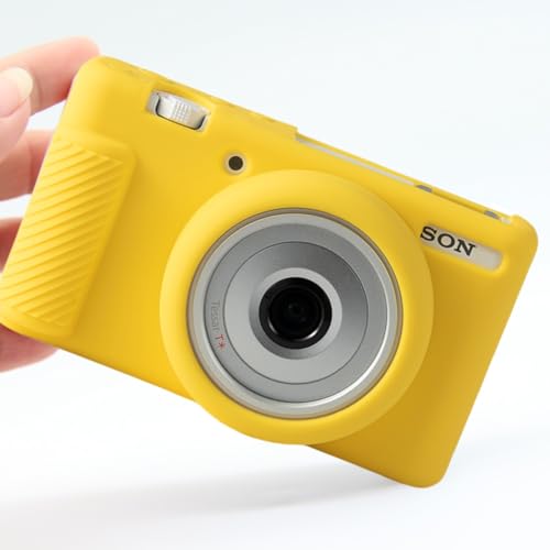 Funda para cámara Sony ZV-1F/ZV-1 II/ZV-1M2 silicona suave amarilla miniatura 6