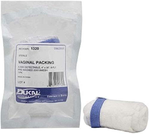 Dukal Case of 100 Vaginal Packing Sponges 2
