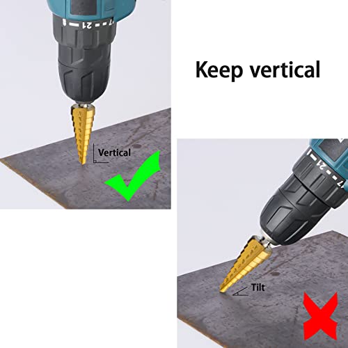 IRONANT HSS Step Drill Bit Set