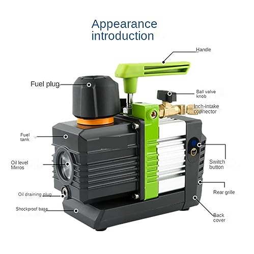 Bomba de vacío ST-M2S de 1,5 litros con motor inteligente sin escobillas para servicio de aire acondicionado miniatura 4