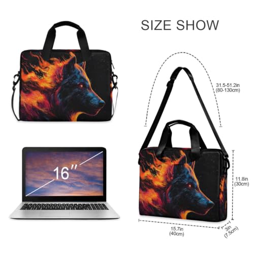 Bolsa de hombro compacta para portátil con bolsillo de accesorios 5