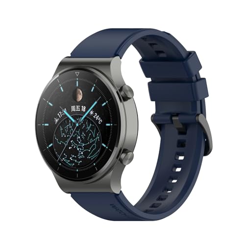 Bracelet de montre 22 mm officiel Huawei GT 2 élégant pour le sport et le bureau