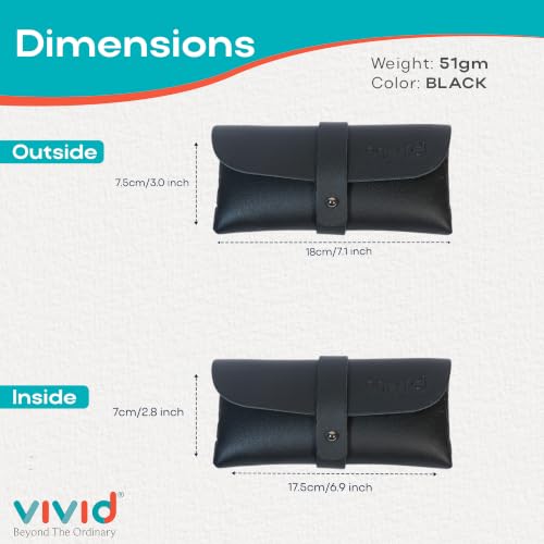 Image of Unisex Specs Self Button Eyewear Dabbi Artificial Leather Soft Case Cover