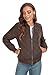 andy & natalie womens bomber jacket Lightweight fashion Quilted bomber jacket vintage winter coat Brownish Large