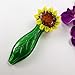 MZ-bestglass 4.8 inch Sunflower art collection glass tube