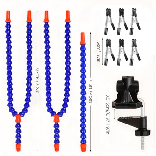 Image of Serplex Soldering Station with 5 Flexible Arms and Insulated Alligator Clips, Soldering Helping Hands Clamp Soldering Station Helping Hands Soldering Tool PCB Holder Flexible Arms
