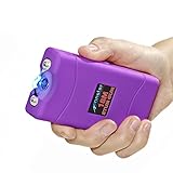 Monster Stun Gun Rechargeable Stun Gun with LED Flashlight, 18,000,000-Volt (Purple)