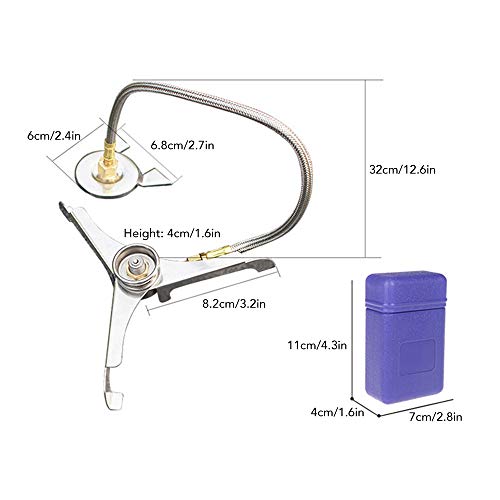 Adaptador, Romacci Adaptador de tanque de gás Adaptador de tanque de acampamento externo Adaptador d