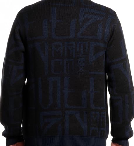 Sullen Men's Sharps Knitted Crew Neck Tattoo Lifestyle Long Sleeve Sweater4