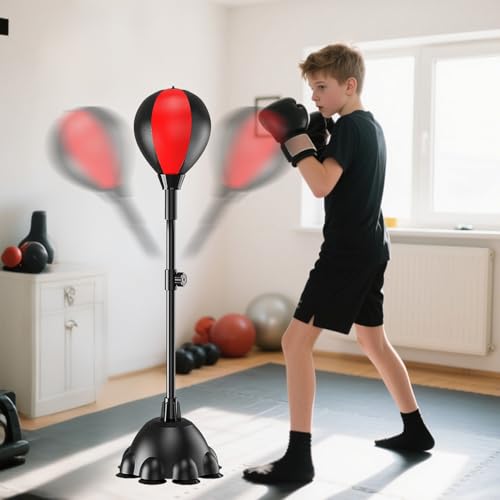 Boxage du sac réflexe ajustable pour améliorer sa coordination physique - 2