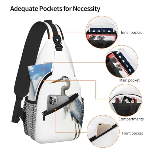 Mochila Sling Negra para Viaje y Senderismo miniatura 5