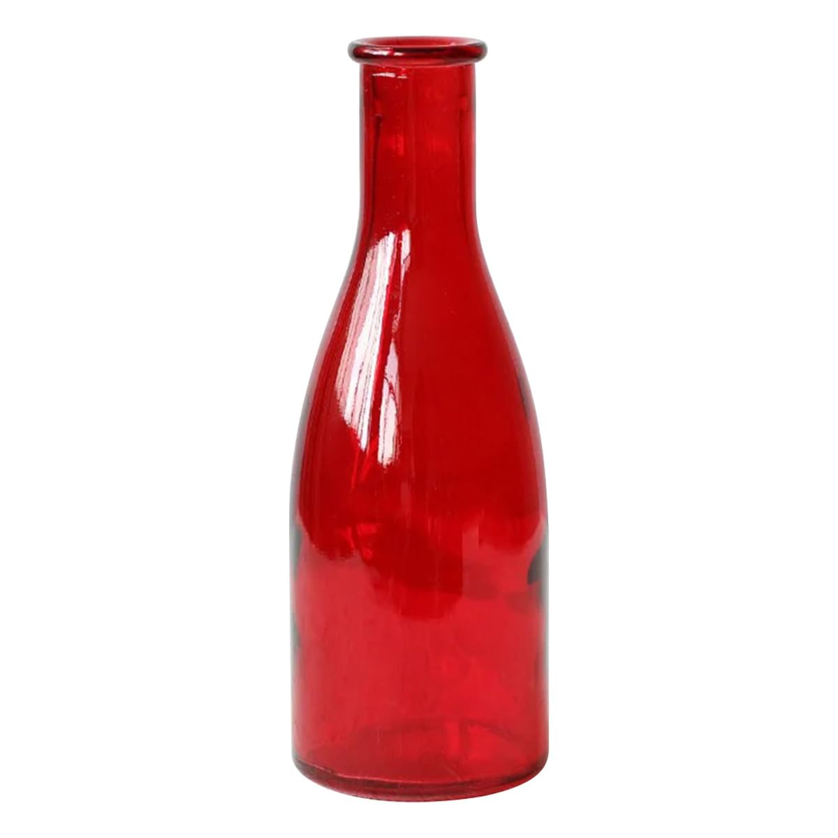 Vase en verre nordique rouge idée cadeau mariage et décoration maison