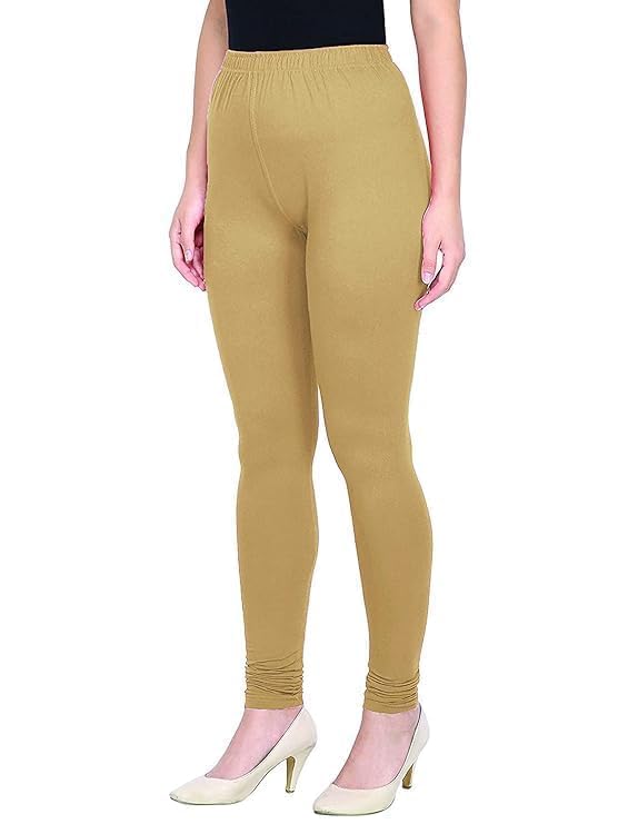 MOOLYAVAAN Products Churidaar Legging for Womans and Girls/Women's Cotton Leggings | Soft, Stretchable & Comfortable, Perfect for Casual, Gym, Yoga Finest Fabric,Standard Size-picture-50