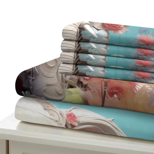 Funda de edredón de elefante microfibra King 220x240 ropa de cama 3 piezas con cremallera 6