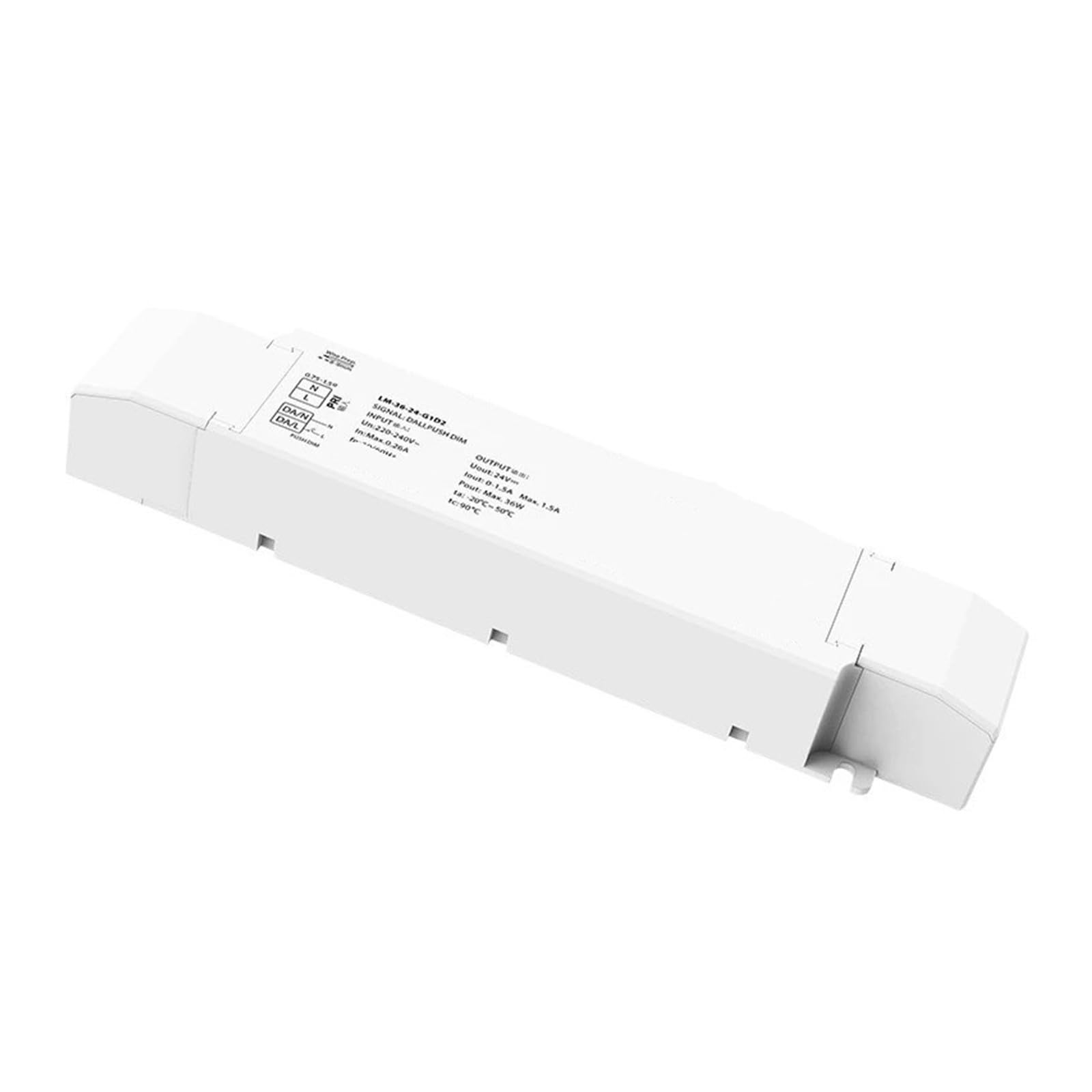 Driver dimmerabile; uscita DC 12V 24V 36W | Il driver di alimentazione Dim funziona con ingresso Dimmer AC 200 V-240 V(24V 36W)