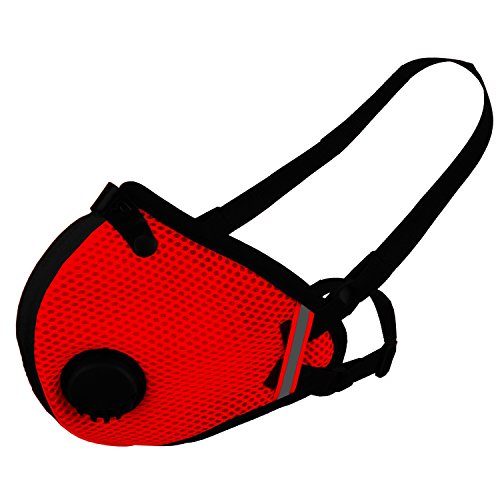 Image of RZ Mask M2 - Cooling Mesh Dust Mask w / 99.8% Carbon Filtration, Anti Fogging w /Easy Use Hook-and-Loop Head Strap