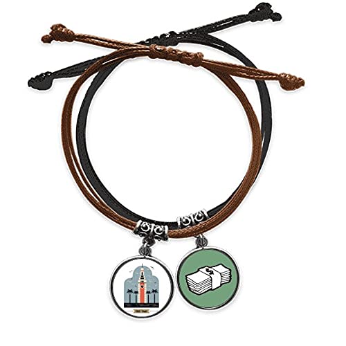 Pulsera de cuerda del Reloj de Hong Kong para looks urbanos diarios