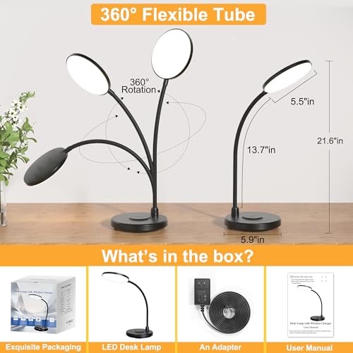 Desk Lamp for Home Office, Small Desk Lamp - image 7
