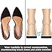BraceAbility Medial & Lateral Heel Wedge Silicone Insoles (Pair) - Supination & Pronation Corrective Adhesive Shoe Inserts for Foot Alignment, Knock Knee Pain, Bow Legs, Osteoarthritis