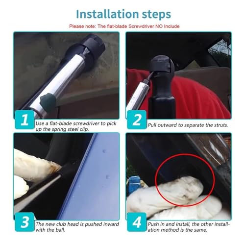 Ressort à gaz pour capot moteur BMW E23 et E30 - Solution capot lourd qui tombe - 7