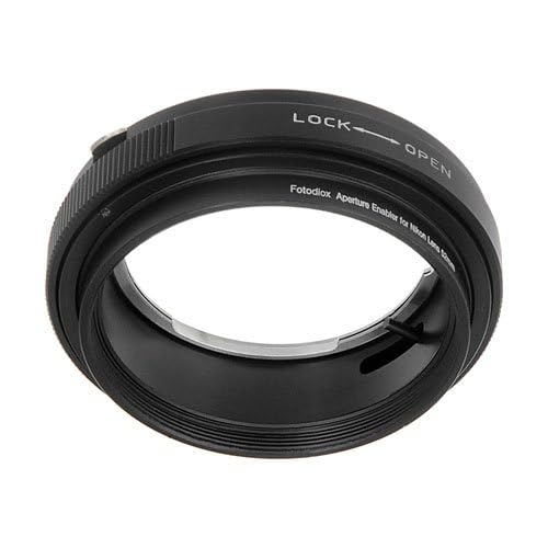 Image of Fotodiox RB2A 77mm Macro Reverse Ring Kit w / Nikon G & DX Lens Aperture Control, Lens Cap & 52mm UV Protector