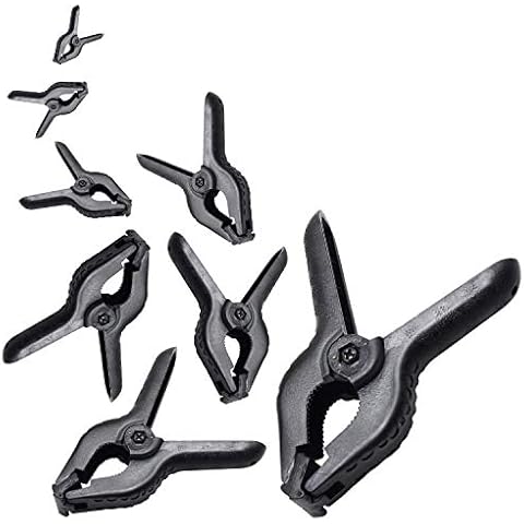 EACHPOLE |8-Pack| 4.5 inch Nylon Spring Clamp for Photography Studio and Home Improvement Projects, APL1769 Cover