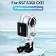 Honbobo Wasserdichtes Gehäuse für Insta360 GO 3S/Insta360 GO 3 40M GO 3S/GO3 Wasserdichtes Tauchgehäuse Gehäuse Schutzhülle Zubehör für Insta360 GO 3S/Insta360 GO 3