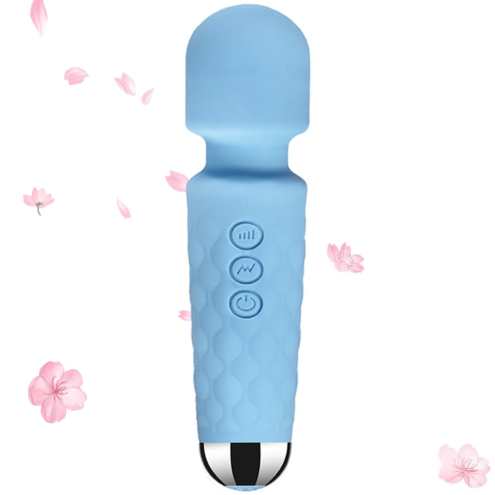 Silicone Portable Massager - Lightweight Design, Suitable for Whole Body, Waterproof Function, Essential for Traveling, Relieve Fatigue (Blue)