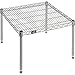 Nexelate Silver Epoxy Wire Dunnage Rack, 24"W x 24"D x 14"H