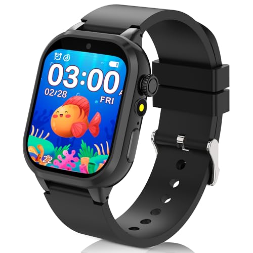 Smartwatch Bambini con 32 Giochi Orologio per Ragazza Ragazzo con Contapassi Lettore Musicale Fotocamera 13 Sveglia Sport Audiobook Regalo di Compleanno 3-12 bambino