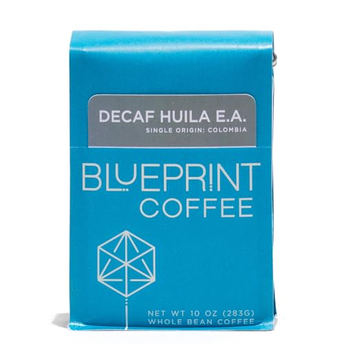 Blueprint Coffee Decaf Huila Single Origin Colombia Whole Bean Coffee,